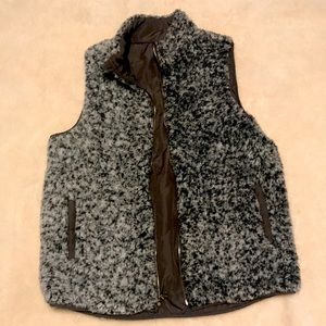 Reversible Sherpa vest